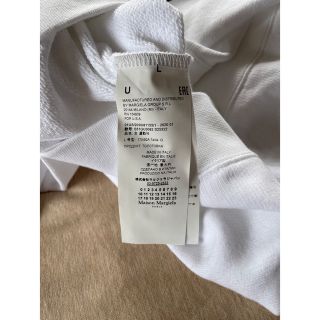 通常在庫品 白L新品 メゾン マルジェラ all the rage スウェット