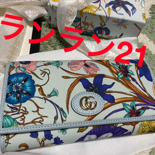 定価16万☆GUCCI直営店購入正規新品フローラプリントチェーン 定価16万☆GUCCI直営店購入正規新品フローラプリントチェーン