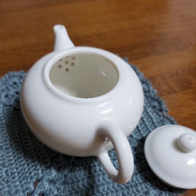 白磁 台湾茶器 茶壺(風清堂) インテリア/住まい/日用品のキッチン/食器(食器)の商品写真