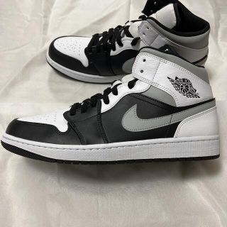 ナイキ(NIKE)のNIKE AIR JORDAN 1 MID WHITE SHADOW 30cm(スニーカー)