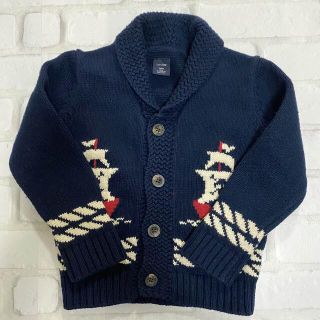 ベビーギャップ(babyGAP)のベビーギャップ 厚手 ニットカーディガン 90(カーディガン)