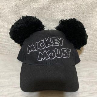 ディズニー(Disney)のミッキーポンポンキャップ(キャラクターグッズ)