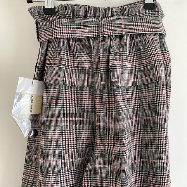 新品タグ付き レッセパッセ♡チェックパンツ