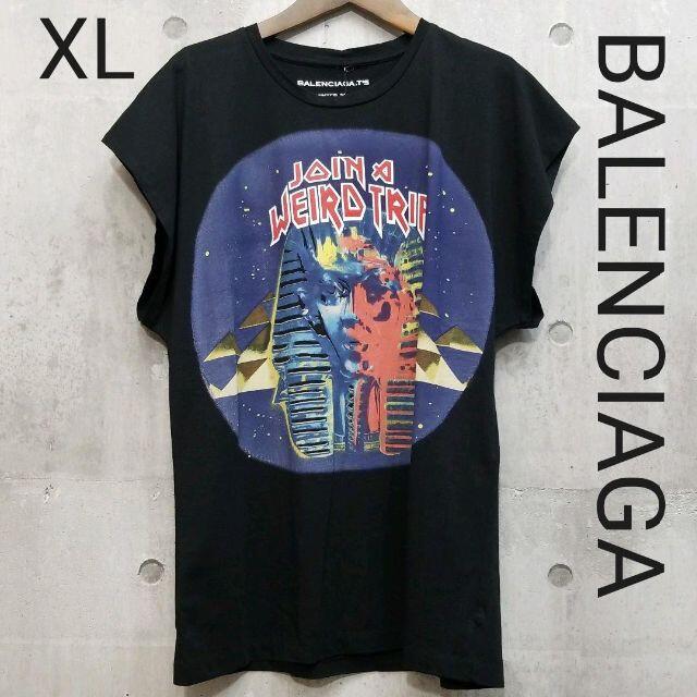 レア美品☆BALENCIAGA☆バレンシアガ　タンクノースリーブTシャツ黒　XLのサムネイル