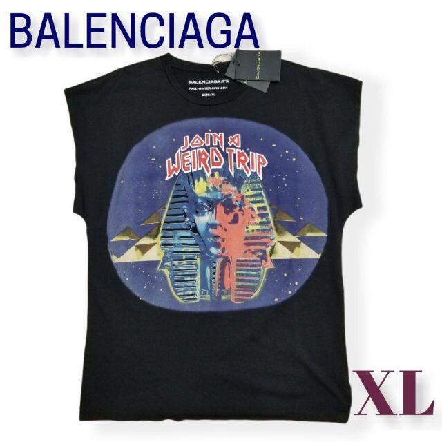 レア美品☆BALENCIAGA☆バレンシアガ タンクノースリーブTシャツ黒 XL