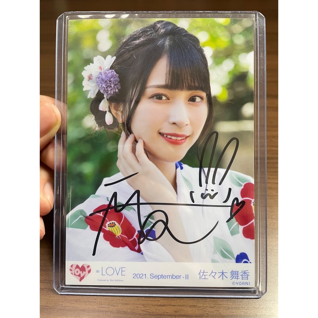 日本製・綿100% イコラブ 佐々木舞香 生写真 直筆 | www.ccfl.ie