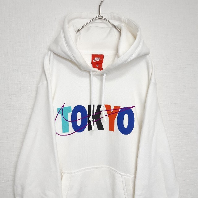 NIKE(ナイキ)の【美品】NIKE ナイキ 廃盤 TOKYO スウッシュ 裏毛 パーカー S メンズのトップス(パーカー)の商品写真