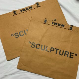 オフホワイト(OFF-WHITE)のIKEA × VIRGILABLOH コラボバッグ　MサイズLサイズのセット(トートバッグ)