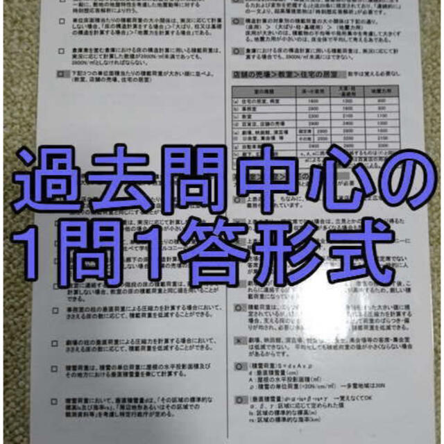 2022年版　1級建築士(構造) お風呂で勉強ラミネート防水 一級建築士 問題集