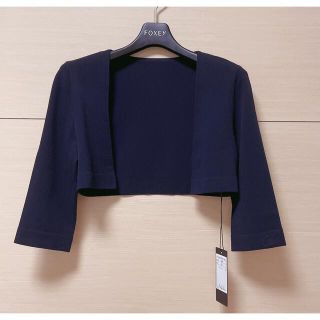 フォクシー トップス sucre 40 ネイビー ミッドナイトブルー-