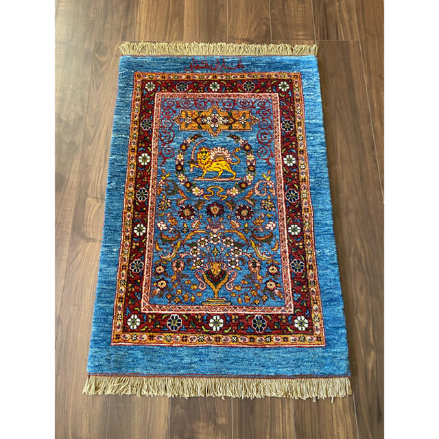 カシュガイ族 手織り絨毯 100×67cm