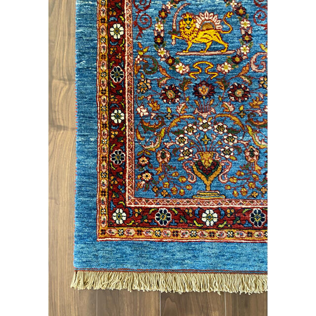 カシュガイ族 手織り絨毯 100×67cmの通販 by My Aladdin's Rug｜ラクマ