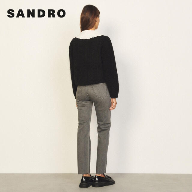 ❤️Sandro2021新作　新品　黒カーディガン　綺麗上品 1