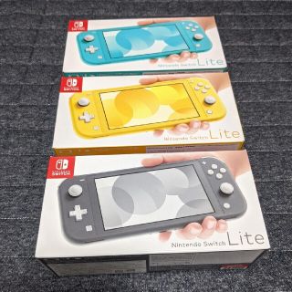 ニンテンドースイッチ(Nintendo Switch)の【新品未使用】ニンテンドースイッチライト 3台セット(家庭用ゲーム機本体)