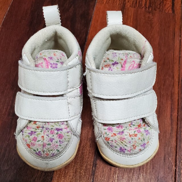 asics - アシックス ベビー靴 TUF111 12.5cm 花柄ピンクの通販 by