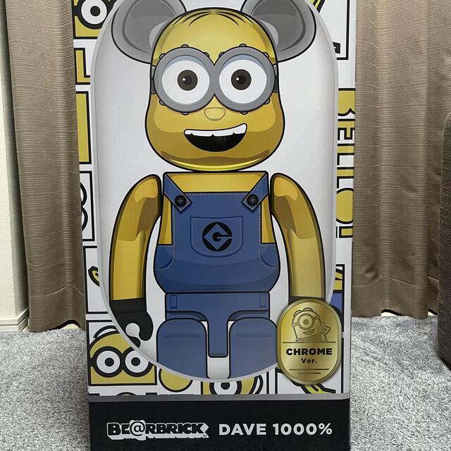 エンタメ/ホビーBE@RBRICK DAVE CHROME Ver. 1000%