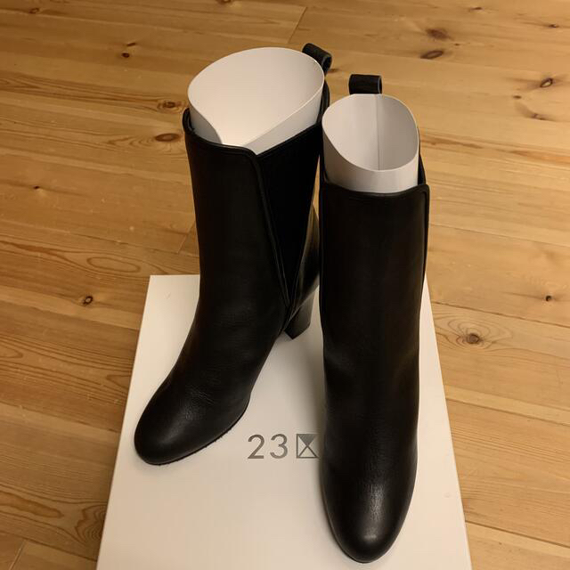 ☆23区S サイドゴアブーツスムースブーティ 22cm☆ | wic-capital.net