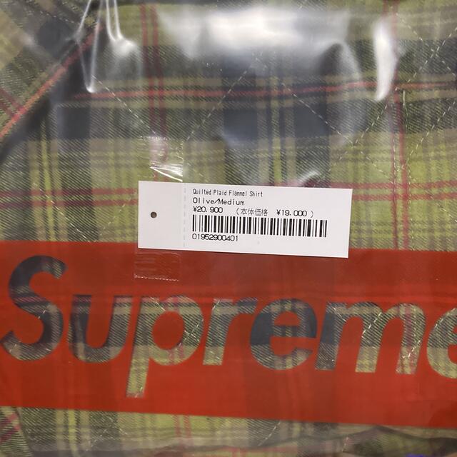 Supreme Quilted Plaid Flannel Shirt M 2