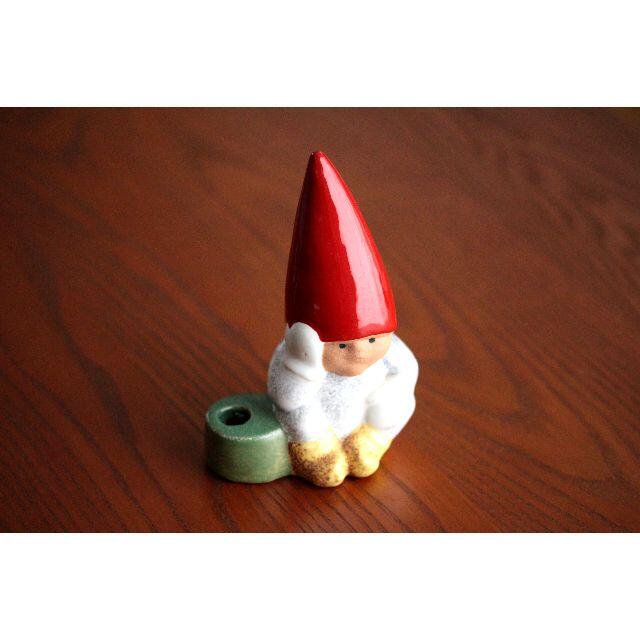 Lisa Larson(リサラーソン)のLisa Larson リサラーソン Tomte トムテ エンタメ/ホビーの美術品/アンティーク(陶芸)の商品写真