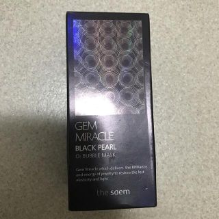 新品【the saem】GEM MIRACLE BLACK PEARL MASK(パック/フェイスマスク)