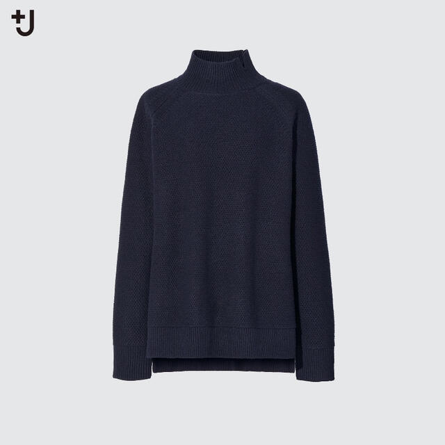 UNIQLO(ユニクロ)の新品未使用　UNIQLO +J プレミアムラム　ケーブルハイネックセーター レディースのトップス(ニット/セーター)の商品写真