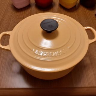 ルクルーゼ(LE CREUSET)のsumire様専用です。　LE CREUSET　20 サフランイエロー(鍋/フライパン)