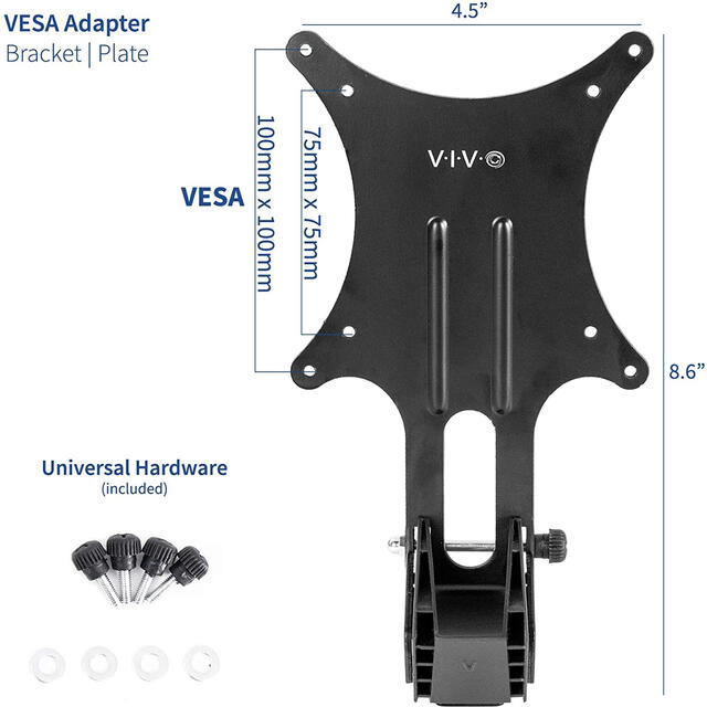 ASUS(エイスース)のVIVO VESAアダプタープレートブラケット Asus VZシリーズモニター  スマホ/家電/カメラのPC/タブレット(PC周辺機器)の商品写真