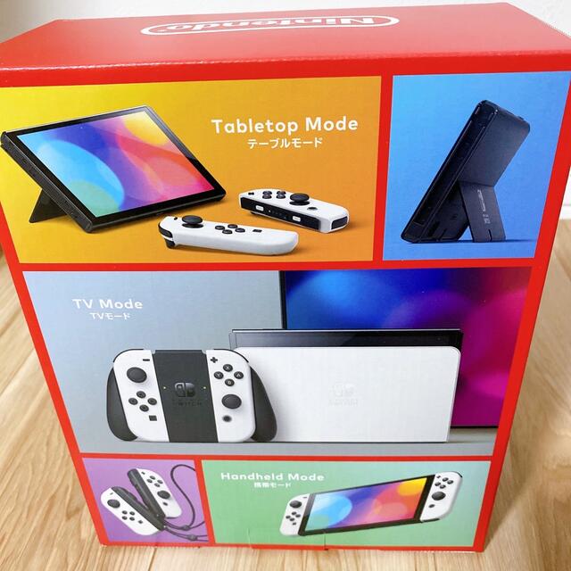 激安通販  - Switch Nintendo 新品　未開封　ニンテンドー　Switch ホワイト 有機EL 家庭用ゲーム機本体