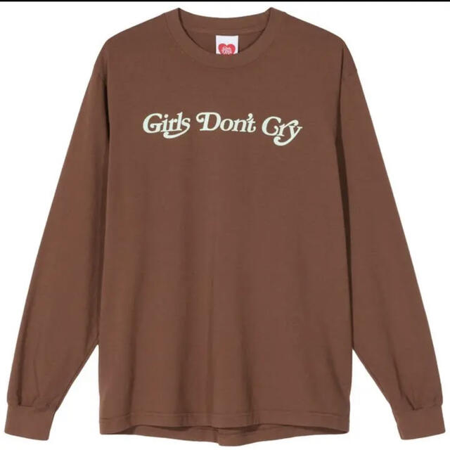 GDC BUTTERFLY L/S T-SHIRT brown L sizeトップス