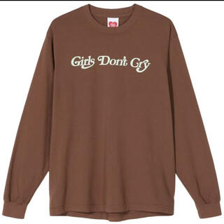 ジーディーシー(GDC)のGDC BUTTERFLY L/S T-SHIRT brown L size(Tシャツ/カットソー(七分/長袖))