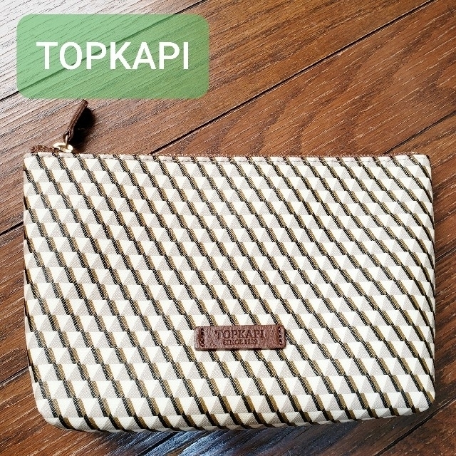 TOPKAPI(トプカピ)の☆　TOPKAPI　トプカピ　ポーチ　舟型　幾何学柄　☆ レディースのファッション小物(ポーチ)の商品写真