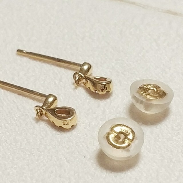 ヴァンドーム青山 ドロップ ピアス K18 YG - 4
