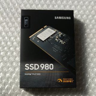 サムスン(SAMSUNG)のm.2 SSD 1TB（新品未開封）(PCパーツ)