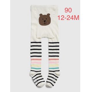 ベビーギャップ(babyGAP)の【新品】babygap くまさんタイツ 90(靴下/タイツ)