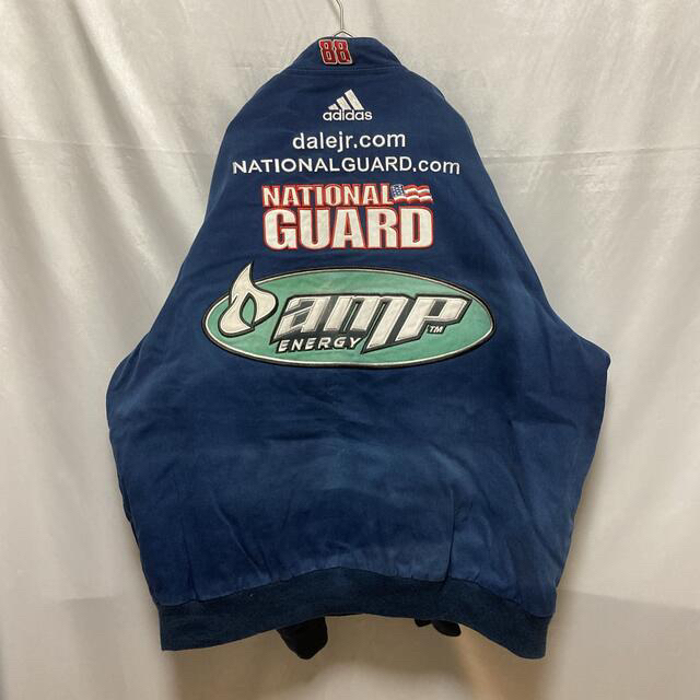 企業パッチ レーシングジャケット NATIONAL GUARD ネイビー 2XL | www ...