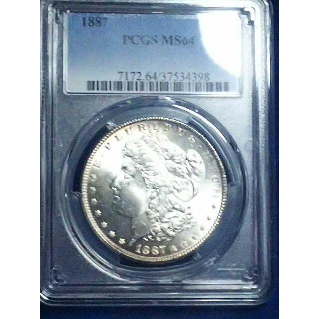 最上の品質な アンティークコイン コイン 金貨 銀貨 送料無料 1886 US Morgan Silver Dollar Coin $1 PCGS MS -64 Lightly Toned Better Br6 I haraslastordillas.com