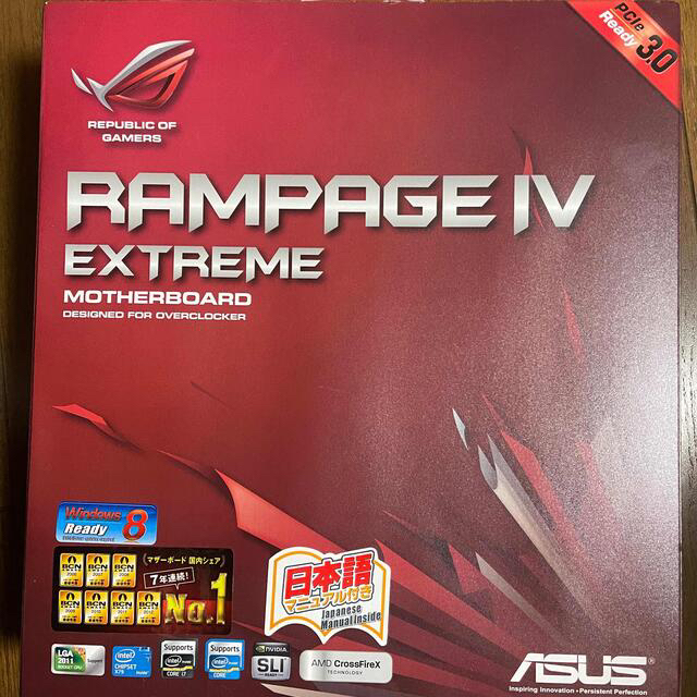 ASUS(エイスース)のASUS ROG RAMPAGE IV EXTREME  スマホ/家電/カメラのPC/タブレット(PCパーツ)の商品写真