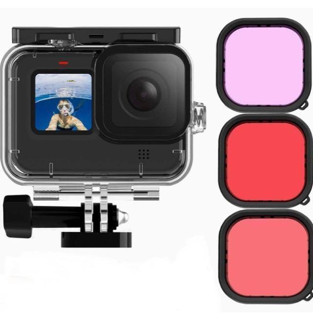 ダイビングハウジング GoPro Hero10  Hero9 Black専用 スマホ/家電/カメラのカメラ(ビデオカメラ)の商品写真