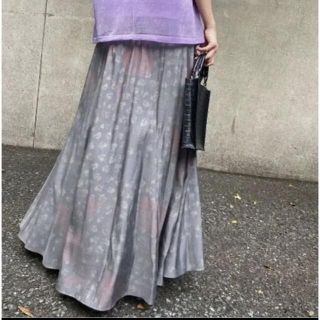 アメリヴィンテージ(Ameri VINTAGE)の完売品✨‼️❤️AMERI❤️CHIARA MODEST FLARE SKIRT(ロングスカート)