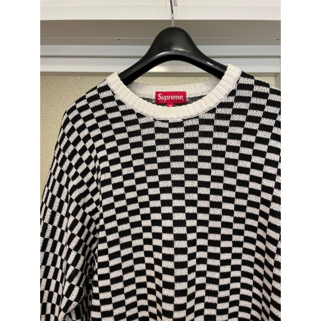 キムタク着 私物 supreme back logo sweater 付属品完備