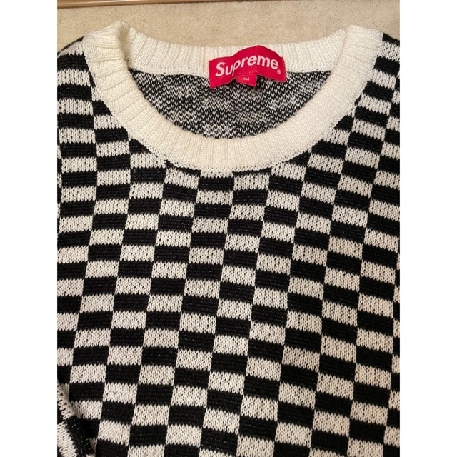 キムタク着 私物 supreme back logo sweater 付属品完備