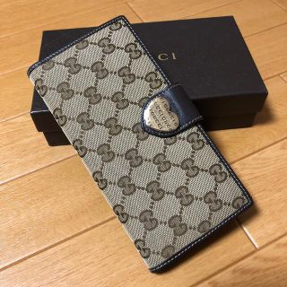 グッチ(GUCCI)の美品　　GUCCI      長財布　　ラブーリートＧGキャンパスＷホック(財布)