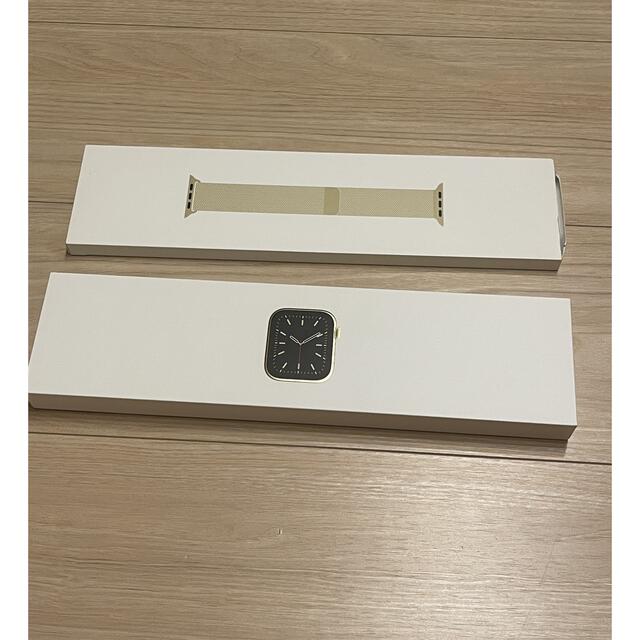 Apple Watch(アップルウォッチ)のApple Watch series 6 44mm ゴールドステンレス セルラー メンズの時計(腕時計(デジタル))の商品写真