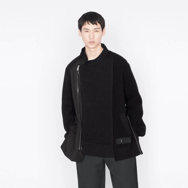 dior sacai コラボ　ニットカーディガン　xxl