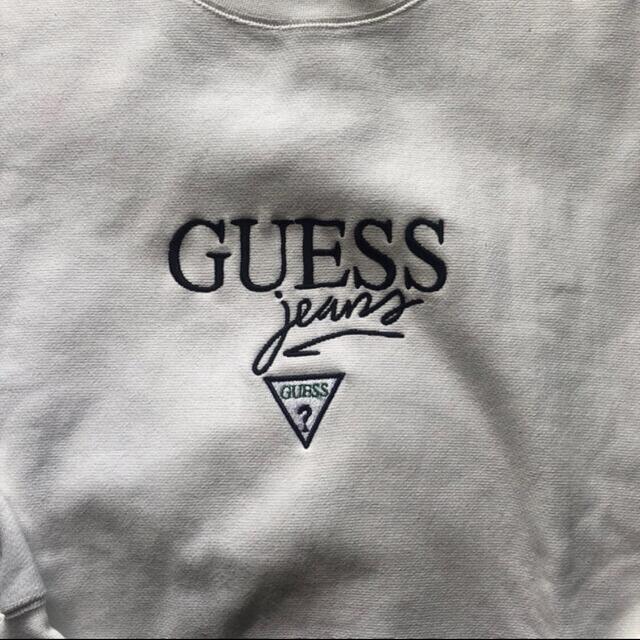 GUESS(ゲス)の値下げ！！(美品🌟) guess green rabel トレーナー　Lサイズ メンズのトップス(スウェット)の商品写真