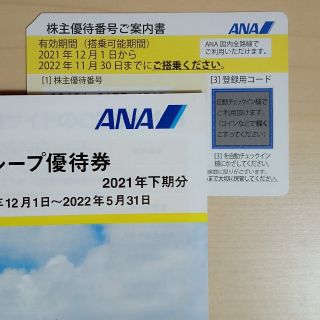 エーエヌエー(ゼンニッポンクウユ)(ANA(全日本空輸))のANA株主優待券(その他)