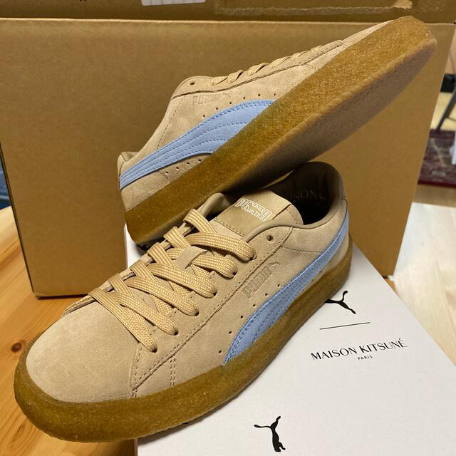 MAISON KITSUNE'(メゾンキツネ)のPUMA × MAISON KITSUNE SUEDE CREPE 24cm レディースの靴/シューズ(スニーカー)の商品写真