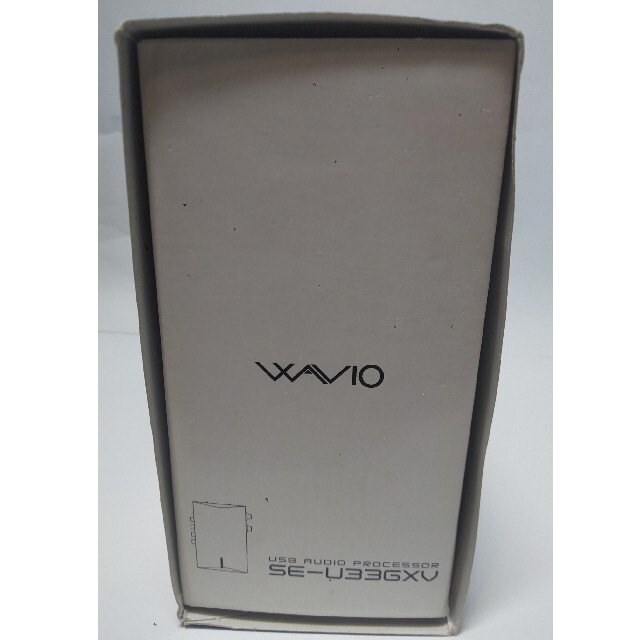 ONKYO(オンキヨー)のONKYO USBオーディオプロセッサー「WAVIO SE-U33GXV(B)」 スマホ/家電/カメラのPC/タブレット(PCパーツ)の商品写真