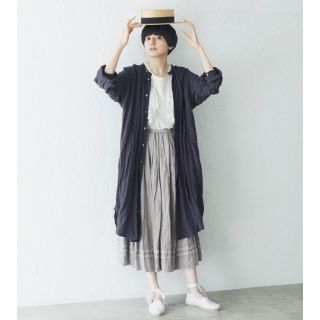 ネストローブ(nest Robe)のネストローブ♡リネンロングチュニックワンピース(チュニック)