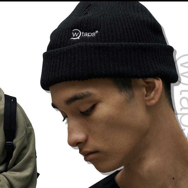 W)taps(ダブルタップス)のWTAPS BEANIE 02 ブラック ダブルタップス メンズの帽子(ニット帽/ビーニー)の商品写真